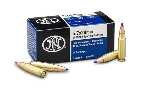 FN Ammo 40gr 5.7 V-Max 500-Round CASE5.7 x 28mm