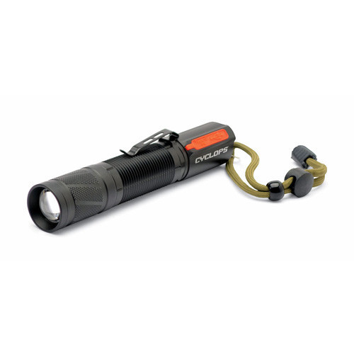 Cyclops Pocket Flashlight Black 210/1200 Lumens White LED - CYCTF1200RC