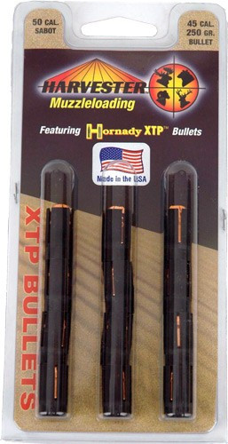 Harvester XTP 50CAL 250gr .452 Hornady Sabot 12PK