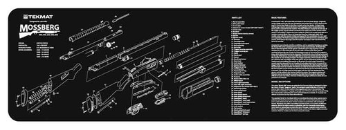 TekMat Armorers Bench Mat 12"X36" Mossberg 500 Shotgun