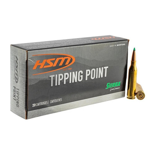 Hunting Shack DBA HSM Munitions Tipping Point 2 Rifle Ammunition 7mm-08 Rem 162 gr SST 20/ct