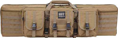 Bulldog 36" Single Tactical CS 3 Large Accessory Pockets Tan