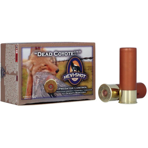 Hevi-Shot Dead Coyote 12 Gauge Ammo 3" 1-1/2oz T 10 Rounds - HS43030