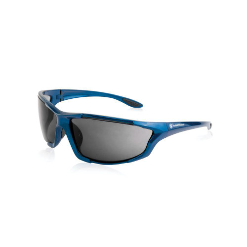 Aob S&W Major Full Frame Shooting Glasses Blue with Smoke Lens