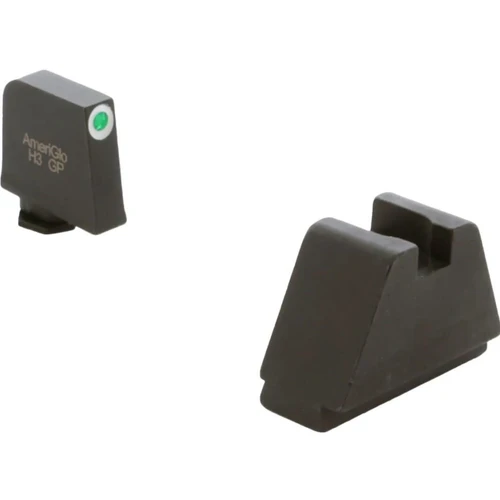 AmeriGlo 4XL Tritium Night Sight Set for Glock Green with White Front Black Rear - GL-495