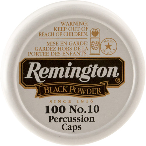 Remington Percussion Caps No. 10 100 Pack Hazmat - 22617