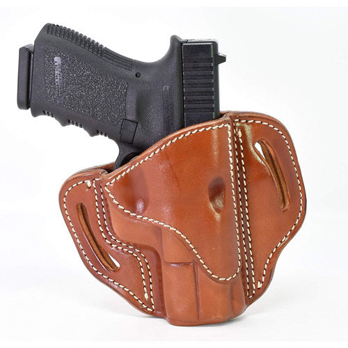 1791 Gunleather Open Top Belt Holsters Classic Brown Right Handed Glock 17/19 - SNOBH21CBRR