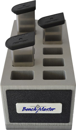 BENCHMASTER DOUBLE STACK 9MM 12 UNIT MAG RACK