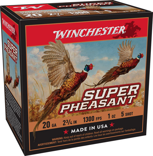 Winchester Super Pheasant 20GA 1OZ #5 25-Round 10BX/CS