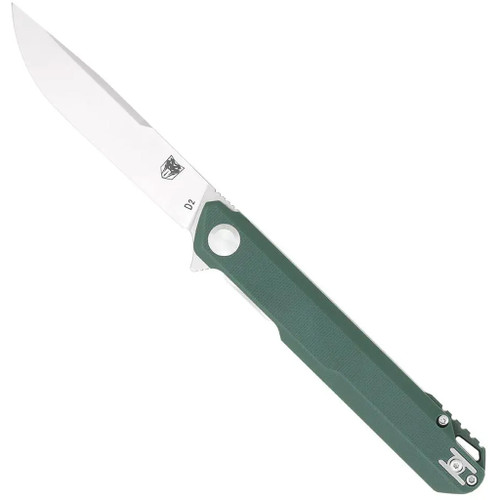 CobraTec Monarch G-10 Folder Knife Folding Blade Green - CTMONGRN