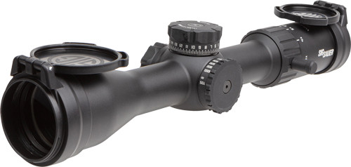 SIG Scope WHISKEY4 3-12X44 30MM SF SFP BDC Zero Stop Black