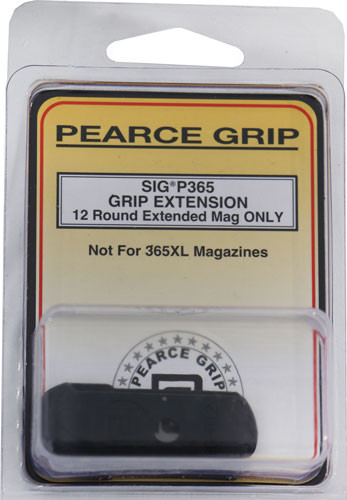 PEARCE GRIP EXTENSION FOR SIG P365 9MM EXTRA 1/4" EXTNSN