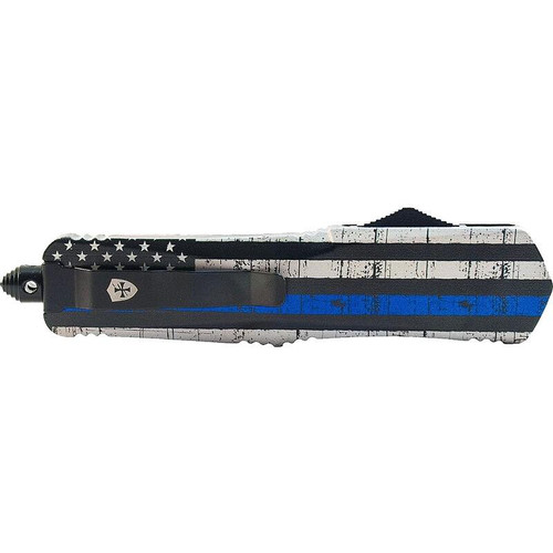 Templar Knife Small 2-3/4" Tanto Blade Back The Blue