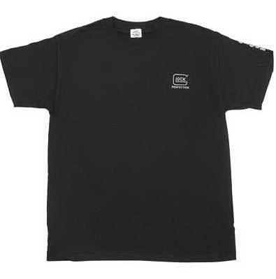 Glock Factory T-Shirt Black with Silver Logo M