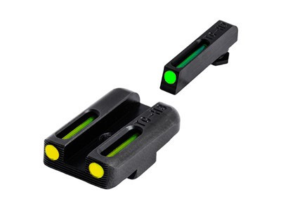 Tfo Tritium-fiber-optic Day-night Sight - Glock 42-43, Green-yellow