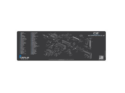 Cz Scorpion Evo 3 Schematic Promat - Charcoal Gray-cerus Blue