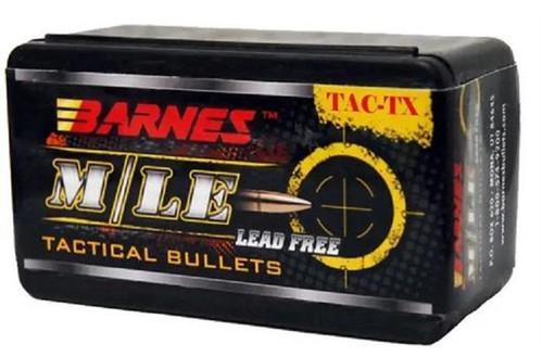 Barnes Tac-Tx M/LE 300 Blackout Flat Base 120gr, 50 Count - 30320
