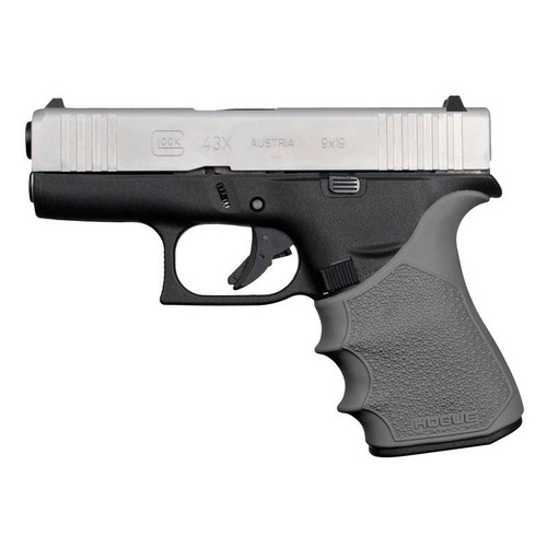 Hogue HandAll Beavertail Handgun Grip Sleeve for Glock 43X/48 Slate Gray