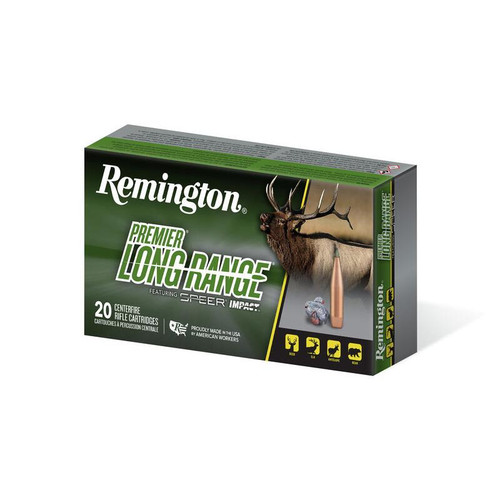 Remington Premier Long Range w/ Speer Impact Rifle Ammunition 7mm PRC 175gr PT 20/ct