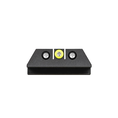 Night Fision Tritium Sights For CZ-USA Yellow Outline Front Sight-Green Black - CZU-076-003-YGZG