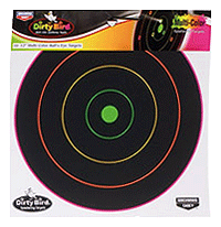 Birchwood Casey B/C Target Dirty Bird 12"MULTI -Color Bull's-Eye 10 Targets