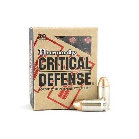 Hornady Critical Defense Handgun Ammo .45 Colt 185 gr FTX 20/ct