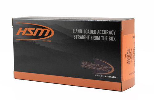 HSM Subsonic 338ARC 300gr HP BT