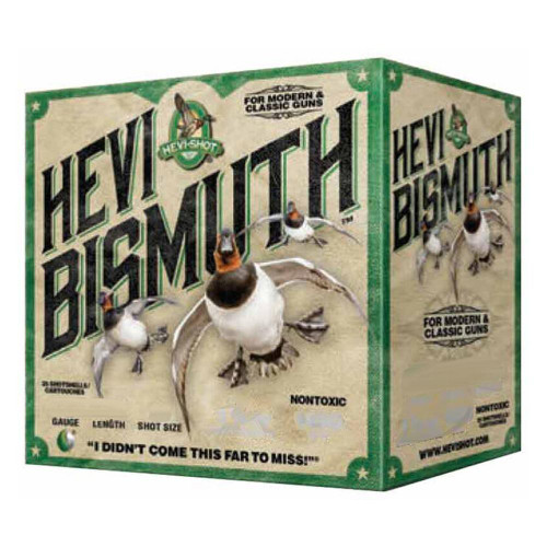 HEVI-Shot HEVI-Bismuth Shotshells 12ga 2-3/4" 1-1/4oz #6 25/ct