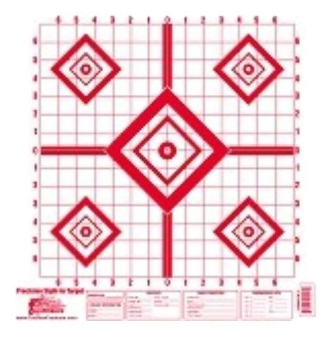 Pro-Shot Splatter Target 16" Sight-In Red Diamond 10PK