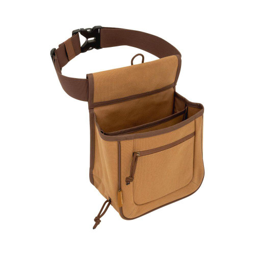 The Allen Company Rival Double Compartment Shell Bag with 52" Belt Tan
