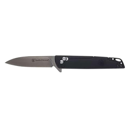 Battenfeld Knives S&W Special Ops EDC Folding Knife 3-3/10" Drop Point Blade Black
