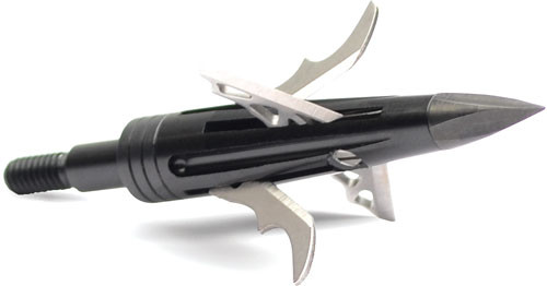 New Archery NAP Broadhead DK4 Xbow Hybrid 4-BLADE 100gr 1 3/8" Cut 3PK