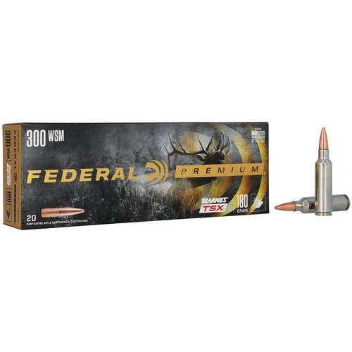 Federal Barnes TSX Rifle Ammunition .300 WSM 180gr 20/ct