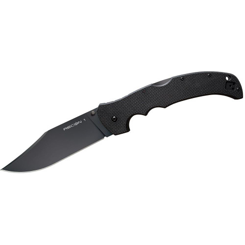 Cold Steel Recon XL Folding Knife 5-1/4" Clip Point Blade Black - CS-27TXLC