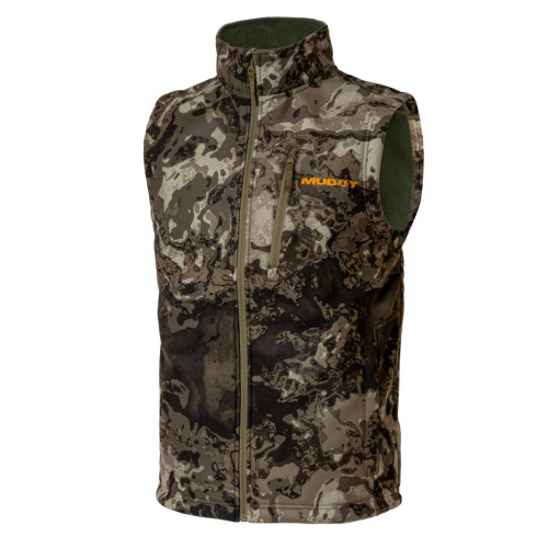 Gsm Muddy TRX Softshell Vest Veil Canyon Gray 2XL - MUD-WDP-VEST-VCG-2X