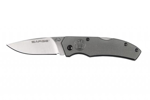 Sarge Gray Electro Lock Back Folder - SK-301G