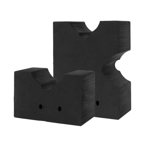 Allen Soft Rock Shooting Rest Black Foam Front and Rear Bag - 2458