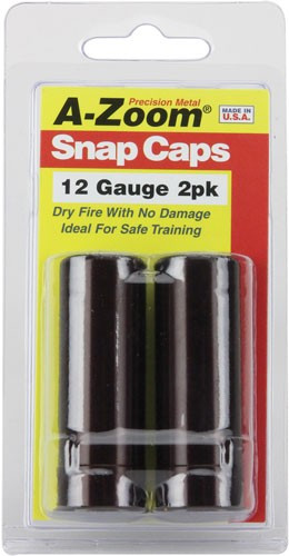 A-Zoom Metal Snap Cap 12GA. 2-PACK