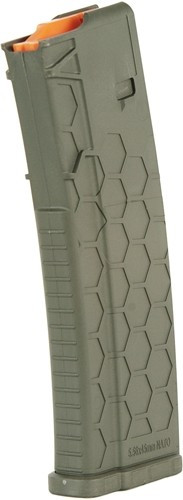 Hexmag Magazine AR-15 5.56X45 15-Round OD Green Polymer Series 2