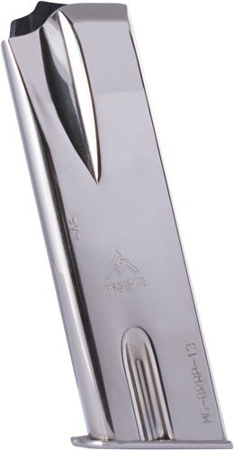 MEC-GAR MAGAZINE BROWNING HP 9MM LUGER 13RD NICKEL