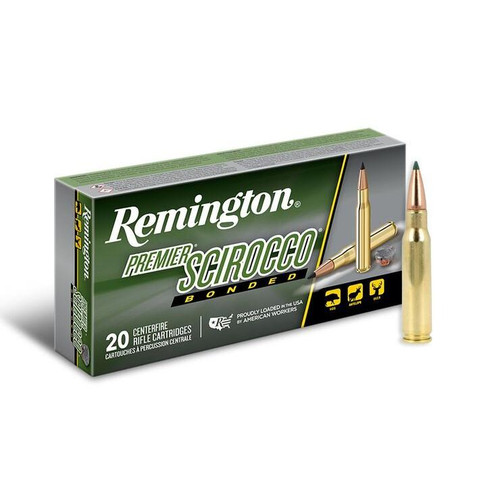 Remington Premier Scirocco Rifle Ammunition 308 Win 165 gr PT 20/ct