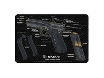 Glock 3d Cut Away Cleaning Mat - 11" X 17"