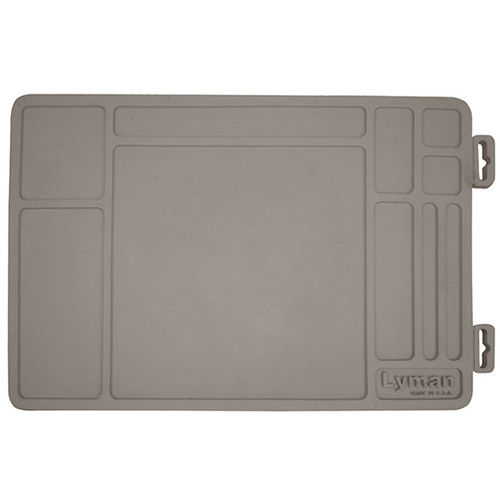 Lyman Essential Gun Maintenance Mat Gray Rubber 10" x 36" - 04051