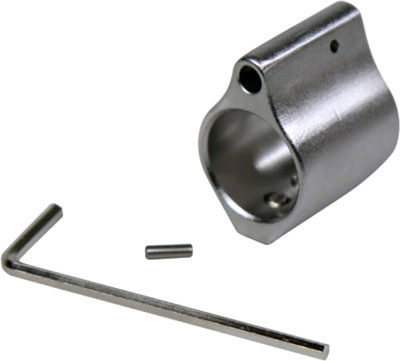 Guntec Low Profile Gas Block .750 DIA Stainless Steel