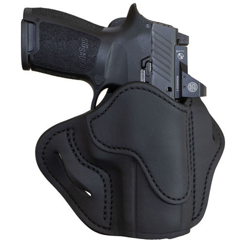 1791 Gunleather Optic Ready Open Top Multi-Fit Belt Holster Stealth Black Right - SNOORBH24SSBLR