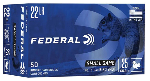 FED SMALL GAME 22LR 25GR #12 50/50