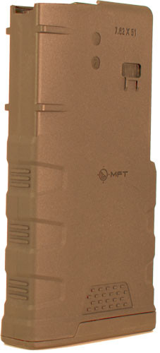 Mission First Tactical MFT Magazine AR10/SR25 7.62X51 308 WIN 20-Round Scorched Earth