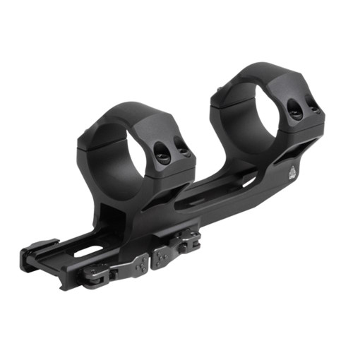 Leapers UTG Accu-Sync QR Cantilever Mount 34mm X-High w 70mm Offset - Matte Black