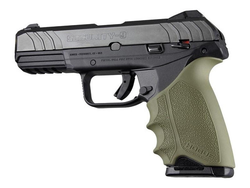 Hogue HandAll Beavertail Grip Sleeve Ruger Security 9 OD Green - 17701
