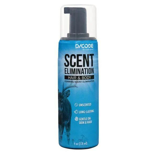 Moultrie Enterprises Code Blue Hair and Body Foaming Scent Eliminator Pump 4 oz